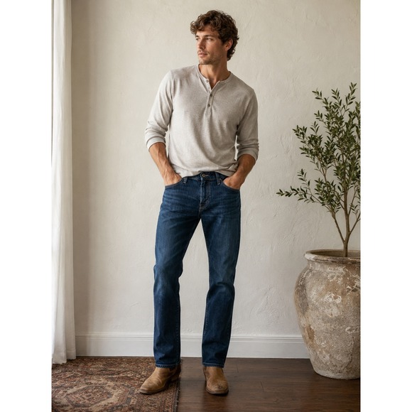 Ag Adriano Goldschmied Other - AG Adriano Goldschmied The Graduate Tailored Leg Dark Wash Size 32 Denim Jeans